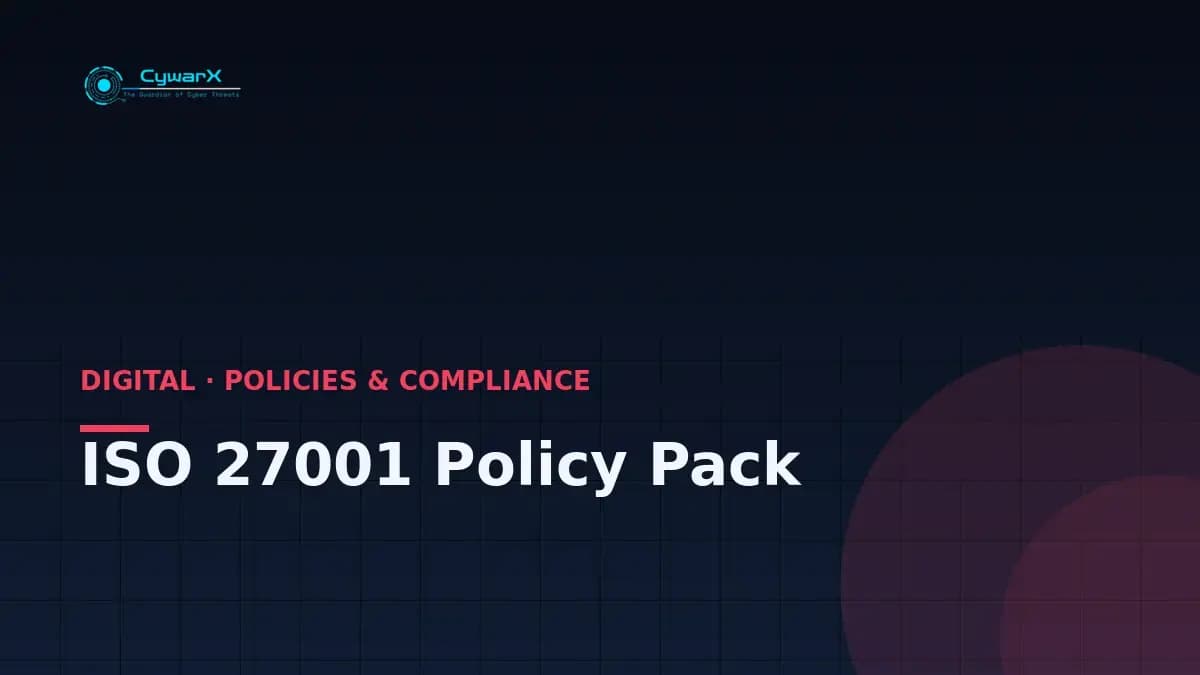 ISO 27001 Policy Pack